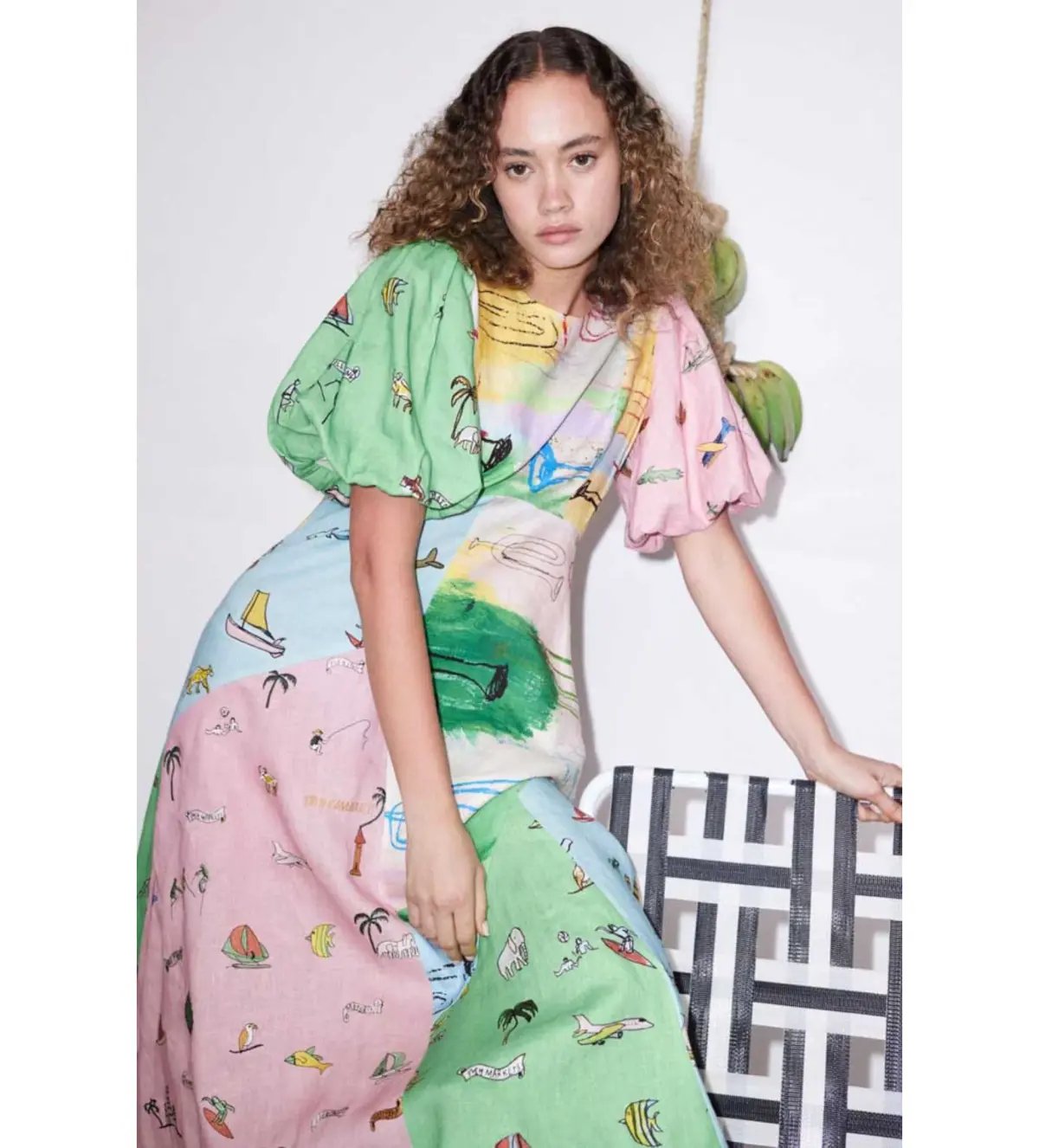 Alemais Jet Midi Dress Multi Size 16 photo 2