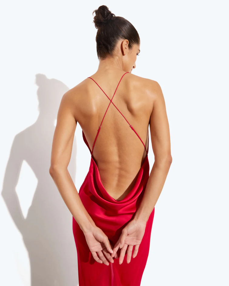 Rat & Boa Lotus Slip Dress Red photo 3