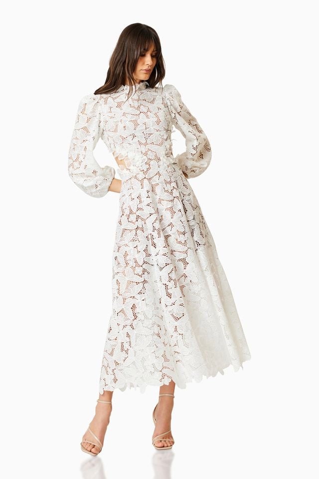 Elliatt Toulon Dress - Ivory photo 2