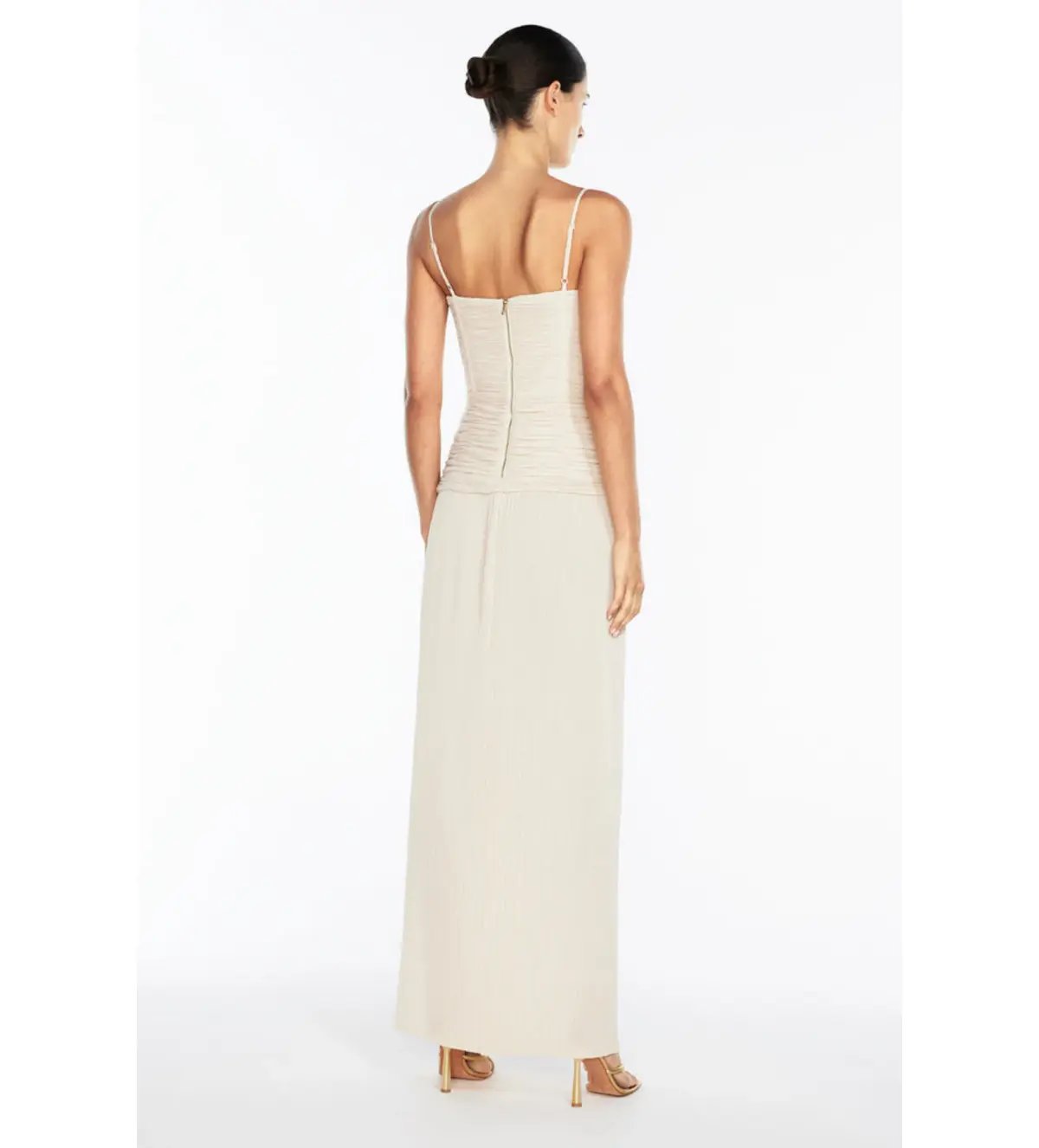 Manning Cartell Double Time Pleat Maxi Dress Nougat Size XXS/AU 4 photo 3