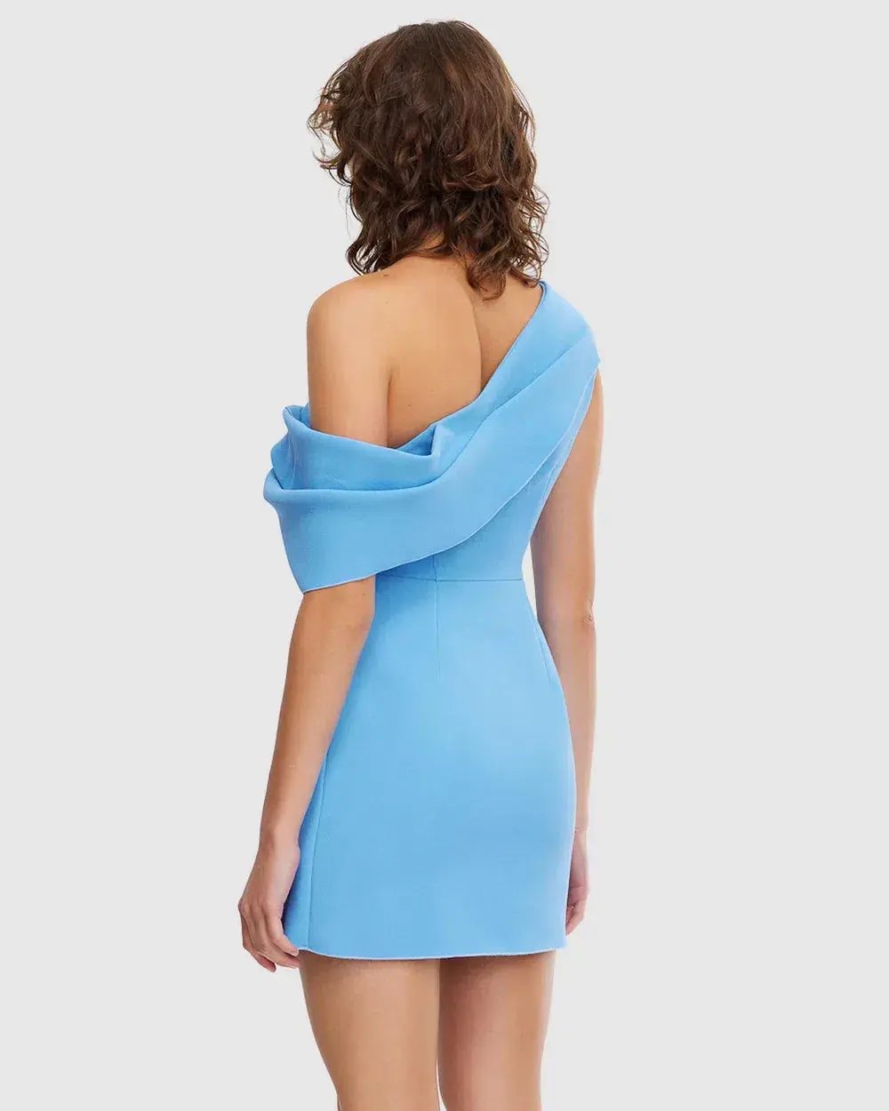 Acler Ashford Mini Dress Capri Blue Size AU 10 photo 3
