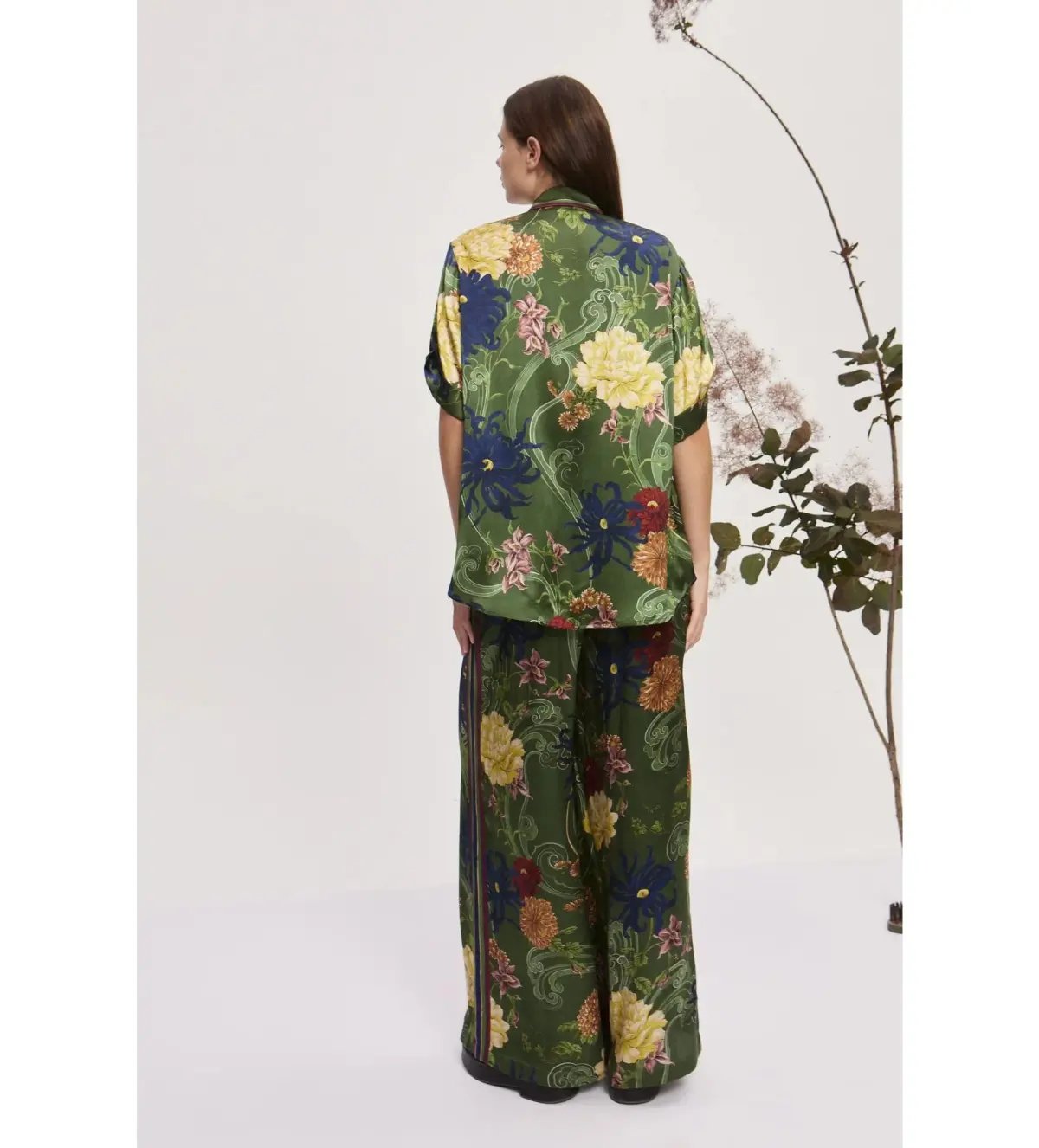 Alemais Avery Silk Shirt & Pant Set Size 10 photo 3