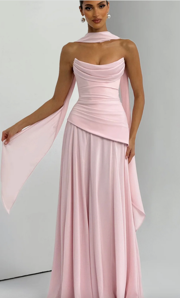 Babyboo Patricia Maxi Dress - Blush photo 4