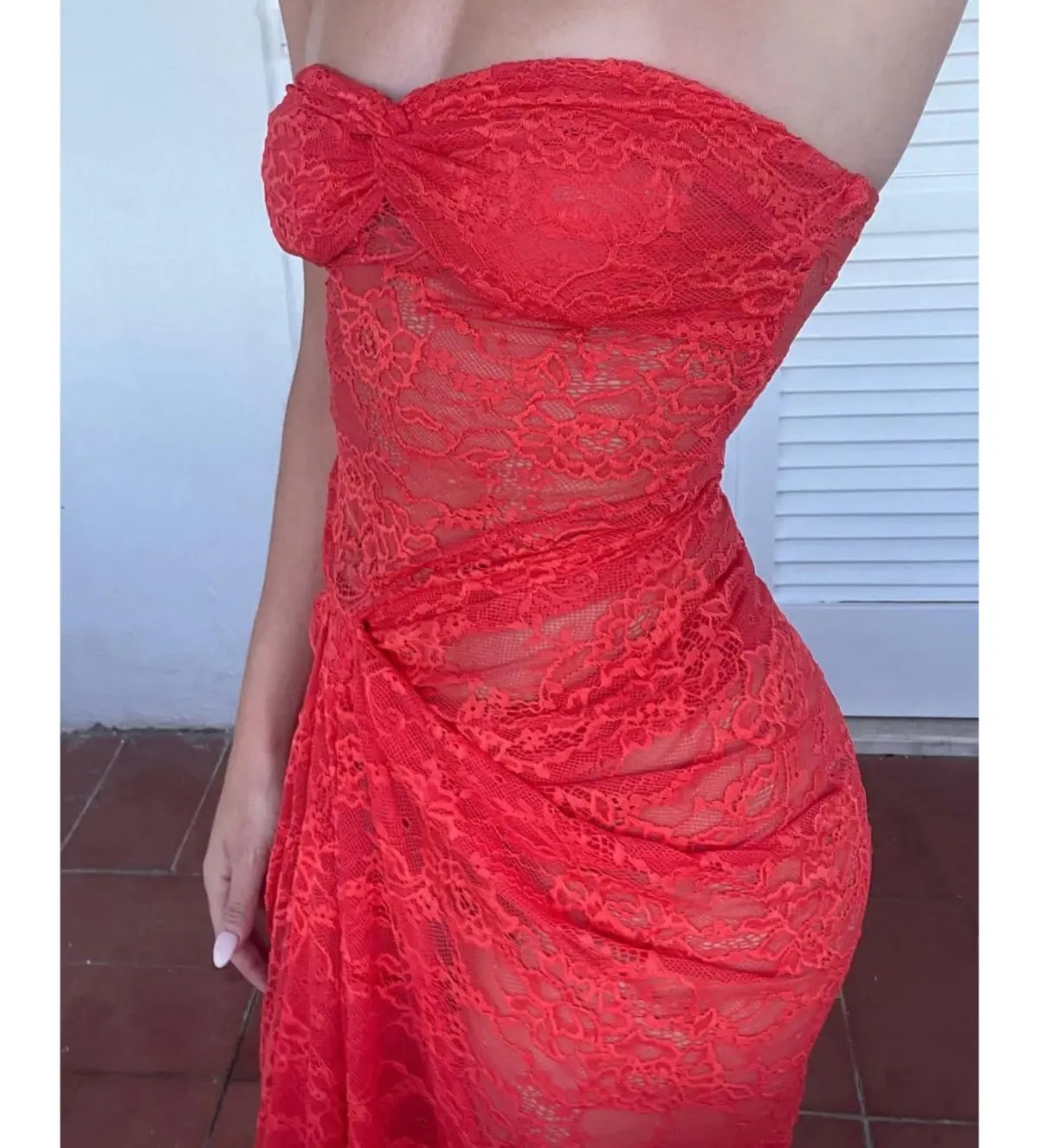 Natalie Rolt Naomi Dress in Red Size 0 / AU 6 photo 3