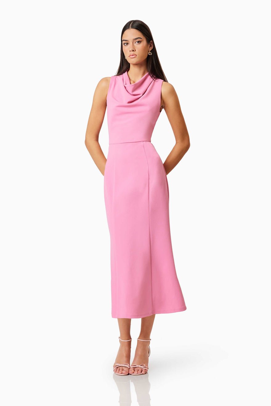 Elliatt Jamie Midi Dress - Pink photo 4