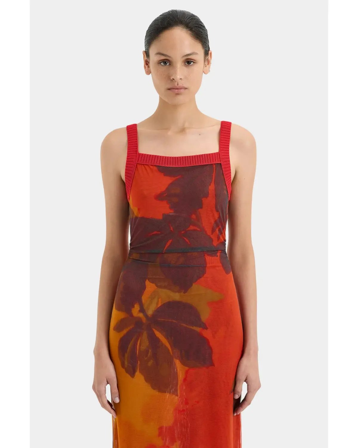 Sir The Label Libertine Tank Midi Dress Wren Print Size 0 / AU 6 photo 3