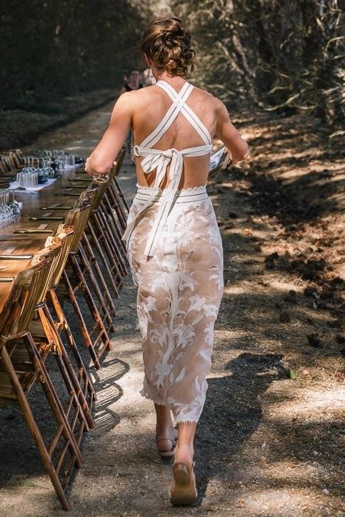 Zimmermann Corsage Lily Midi Halter Dress Cream/Nude Size 0 photo 3