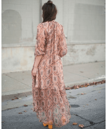 Zimmermann Empire Heiress Dress Ochre Konya Size 8 photo 6