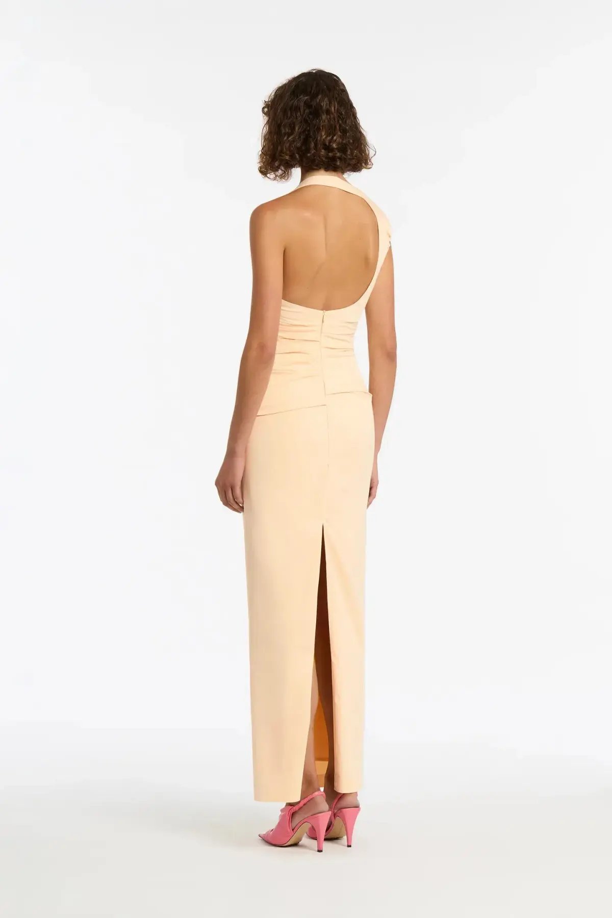 Sir The Label Giacomo Gathered Gown in butter Size 8 / SIZE 1 photo 2