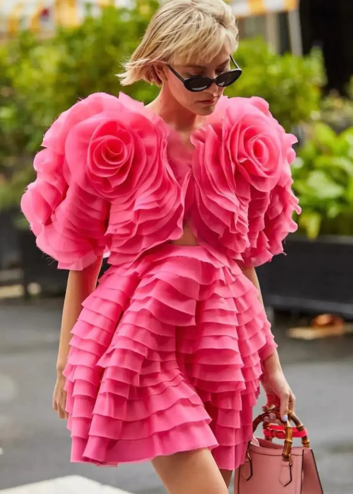 Aje Amour Mini Dress Pink Size 14 photo 4