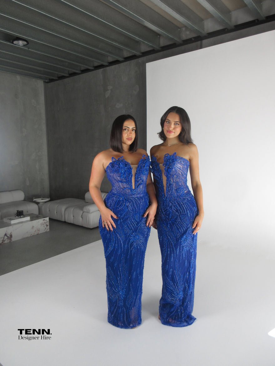 Albina Dyla Sapphire Temptation Gown - Blue photo 2