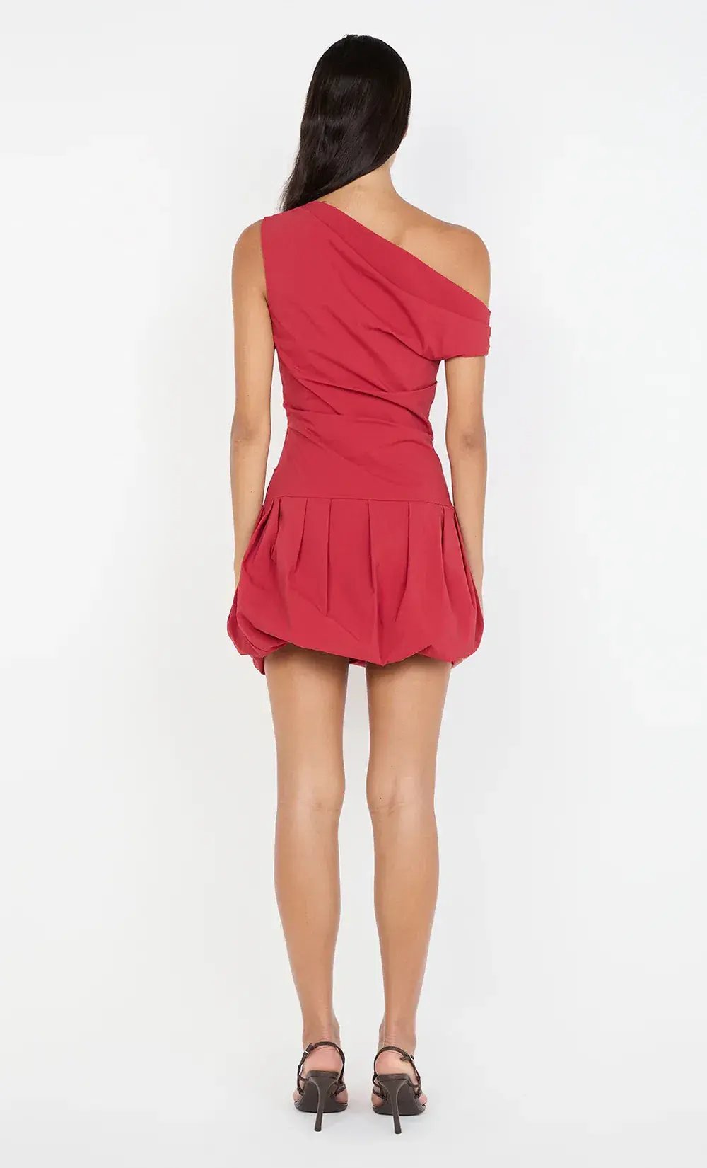 Bec & Bridge Angelina Bubble Mini Dress in Cherry Size AU 8 photo 3