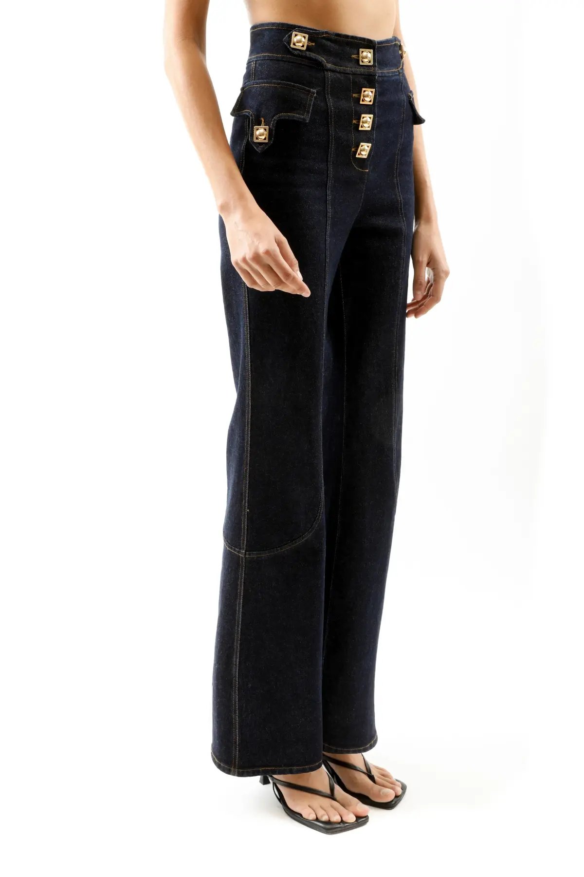 ALICE By Alice McCall Curtis Jean Denim Size 12 photo 5