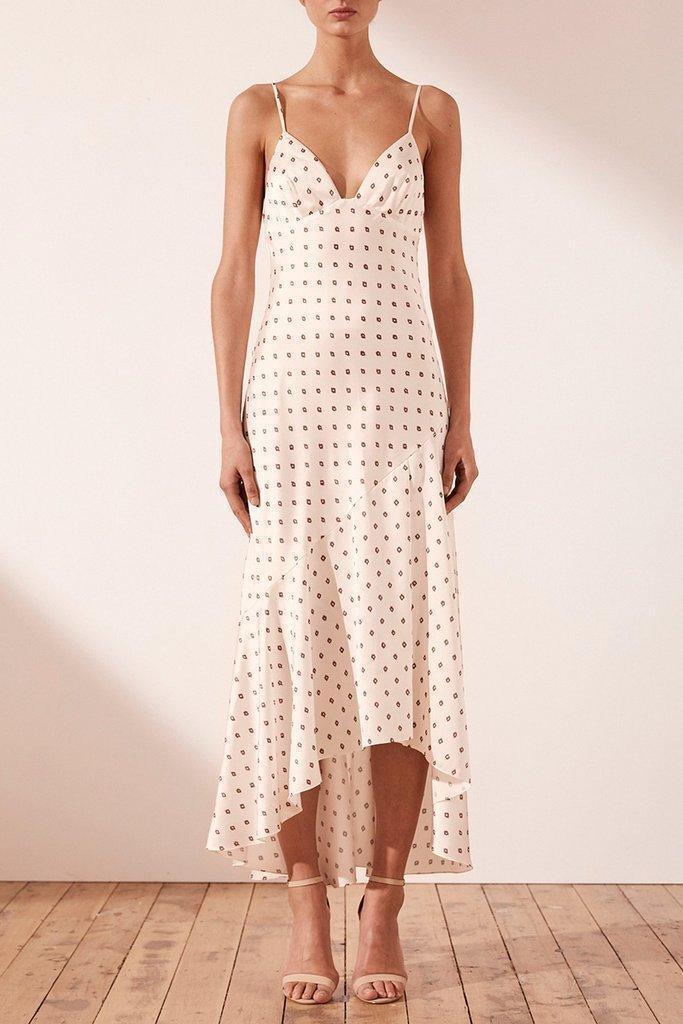 Shona Joy luciana bias frill midi dress size 12 photo 3