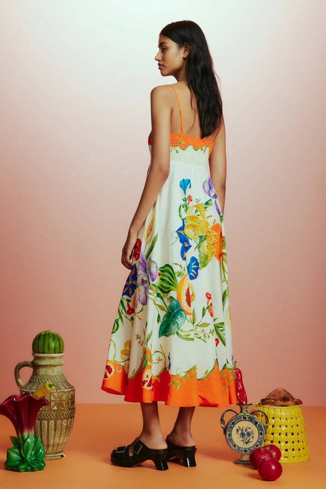 Alemais Flores Sundress Multi Size 16 photo 3