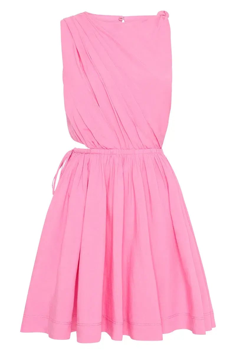 Aje Abbey Twisted Mini Dress Pink Size 14 photo 3