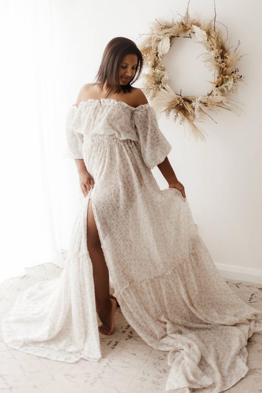 We Are Reclamation There Is Nothing Quite Like You Two Piece Floral Gown photo 2