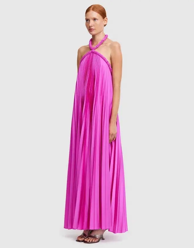 Acler Fixby Maxi Dress Violet Size 10 photo 2