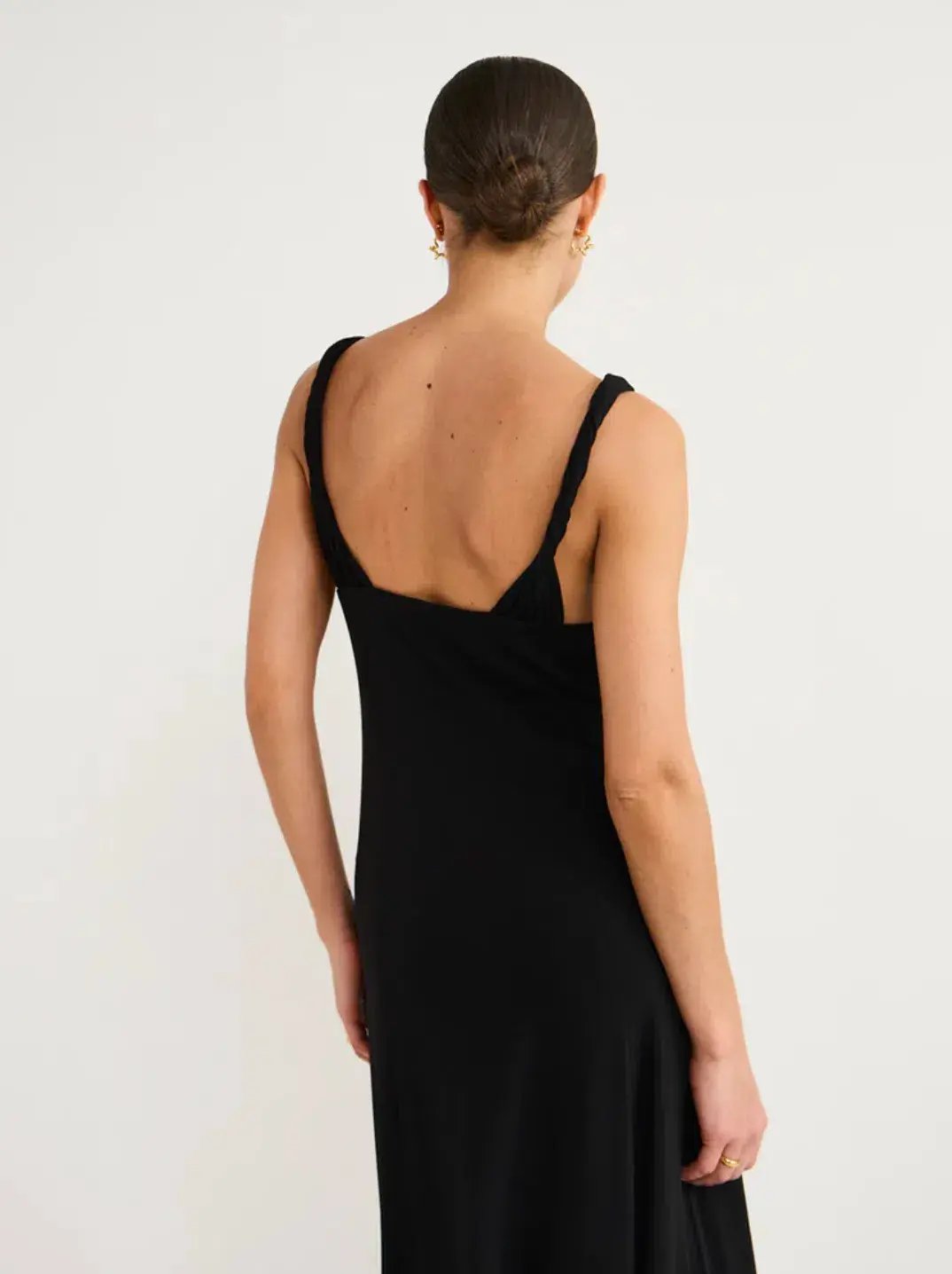 Hansen and Gretel Campari Jersey Midi Dress Black Size XS / AU 6 photo 6