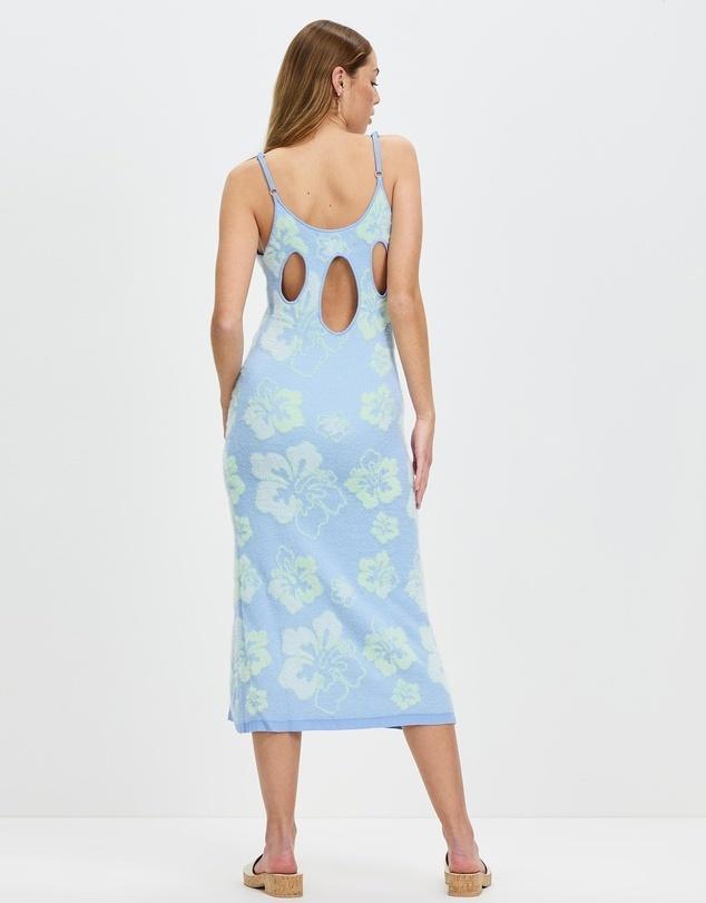 House of Sunny Blue Crush Dress Print Size 6 photo 2