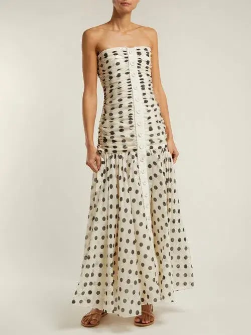 Zimmermann Corsage Ruche Dress Print Size 0/Au 6 photo 3