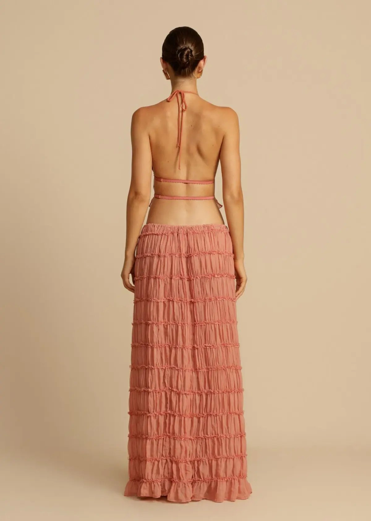 Arcina Ori Juliette Halter and Skirt Set in Peach Size M / AU 10 photo 3