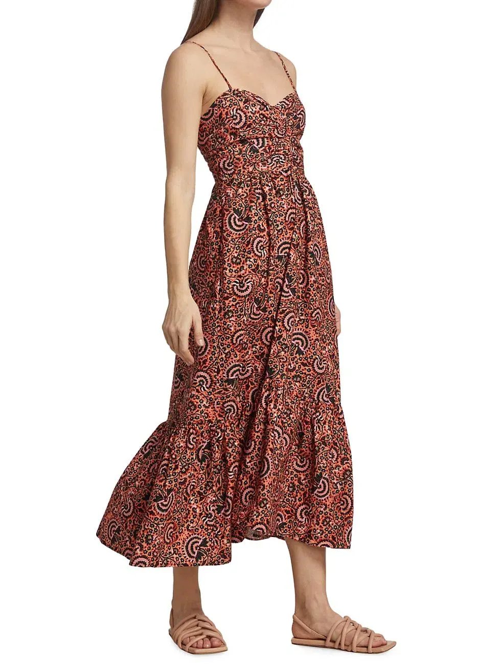 A.L.C. Lilah Dress Print Size 10 photo 6