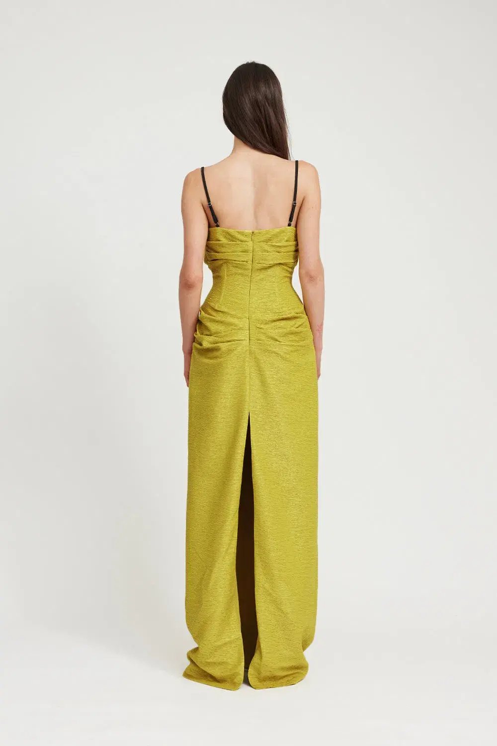 Tojha Ellison Maxi Dress Yellow Size 8 photo 2
