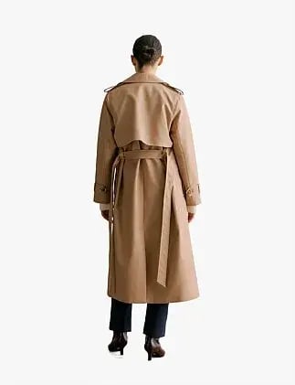 Double Cloth Trench Coat Size 16 photo 5