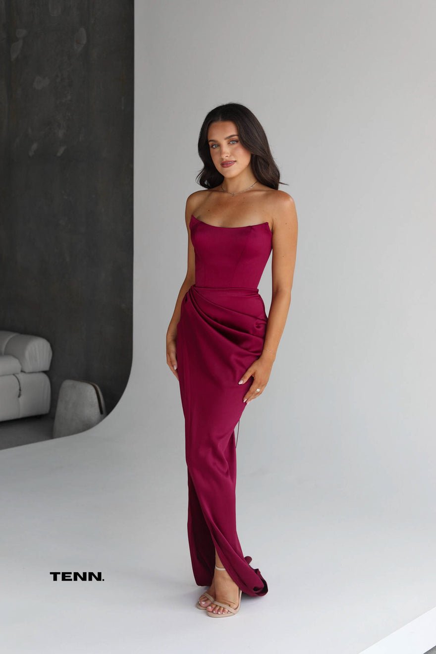 Lia Stublla Amity Gown - Cherry photo 3