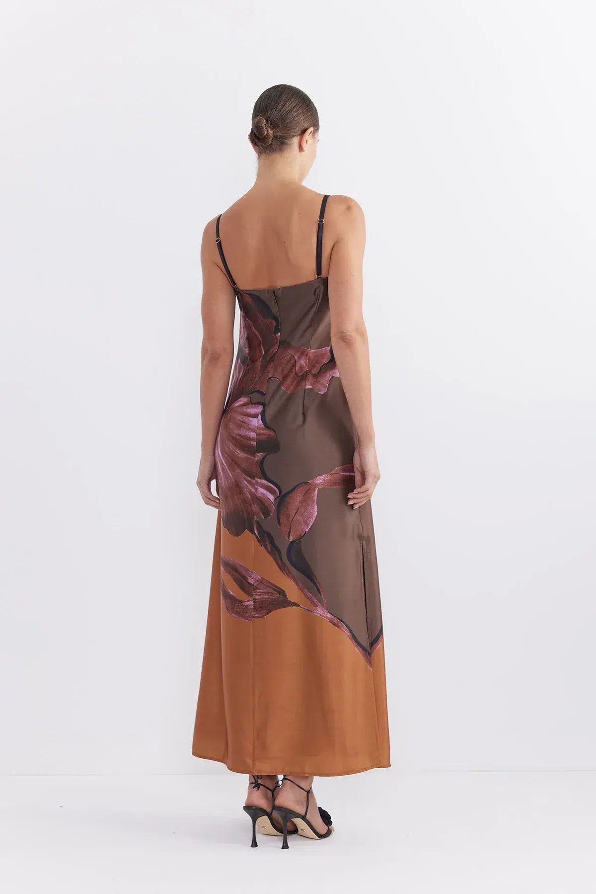 Pasduchas Moon Flower Column Midi in Fudge Size 12 photo 3