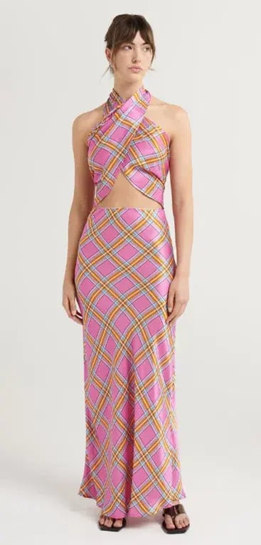 Steele Marcela Top & Cassidy Skirt Set Pink Check Size S / AU 8 photo 2