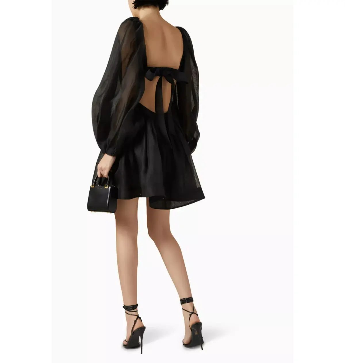 Zimmermann Harmony Bralette Mini Dress Black Size 2 / AU 12 photo 3