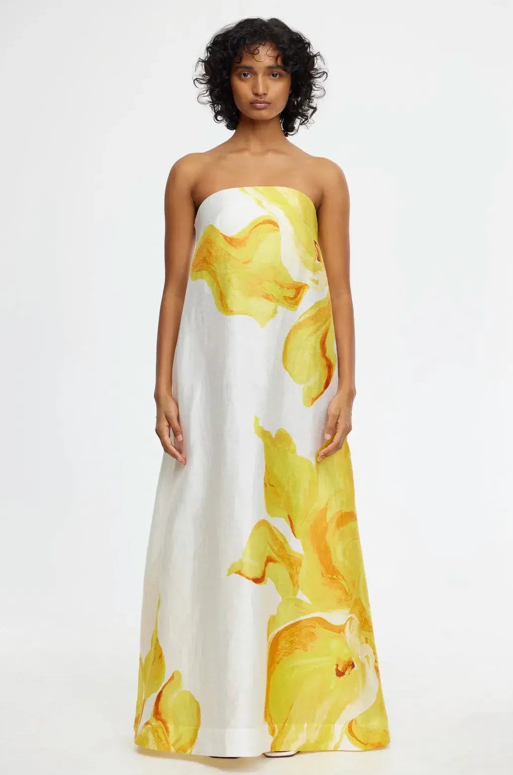 Acler Hopton Dress Ivory Calla Lily Size 8 photo 6