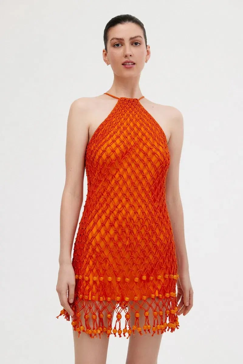 Significant Other Nira Mini Dress Orange Size 8 photo 2