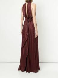 Aje Georgia Maxi Dress Burgundy Size 6 photo 3