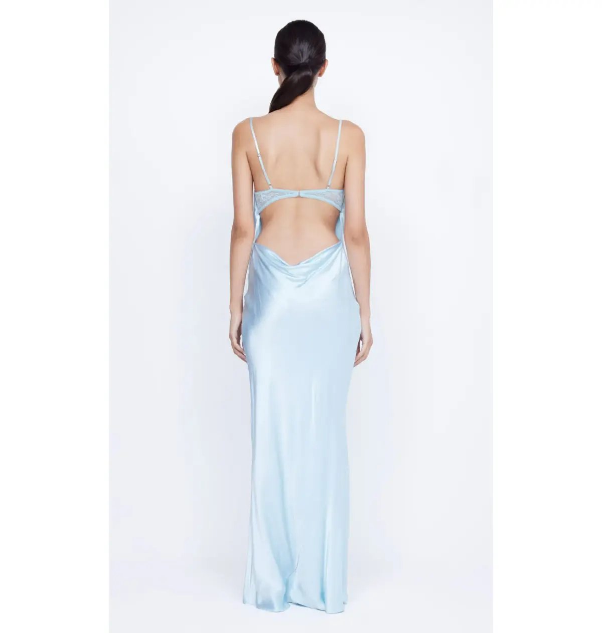 Bec & Bridge Arabella Backless Dress Dolphin Blue Size AU 6 photo 2