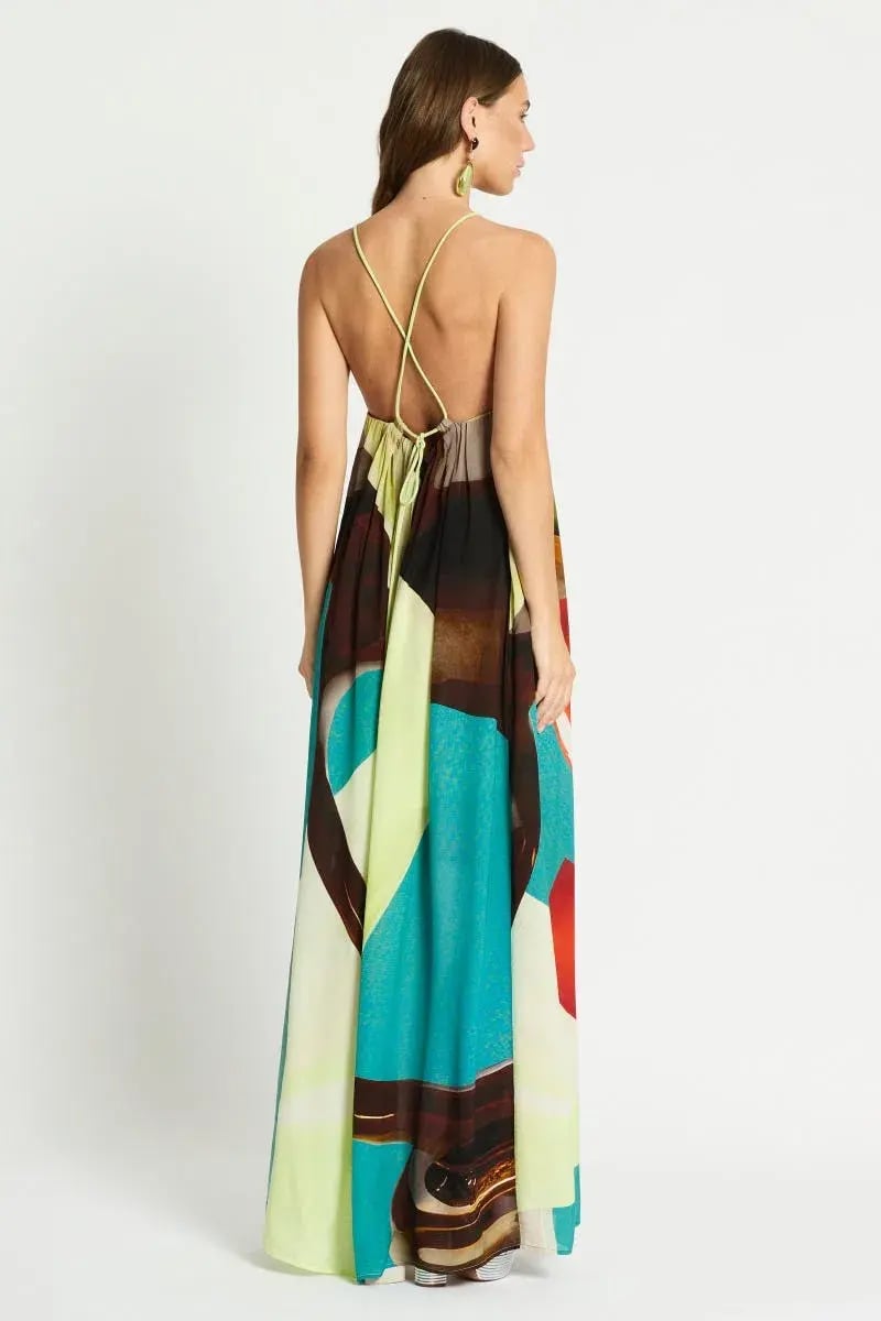 Sass & Bide Dissimulation Maxi Dress Print Size 8 photo 2