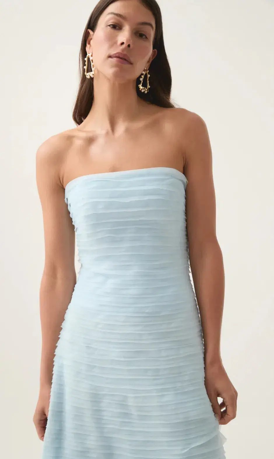 Aje Soundscape Maxi Dress Sea Breeze Size 6 photo 2