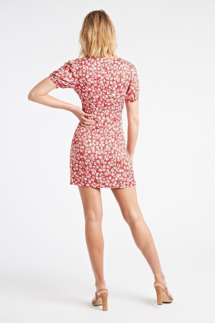 Kookai Red Neyo Mini Dress Size 10 photo 2