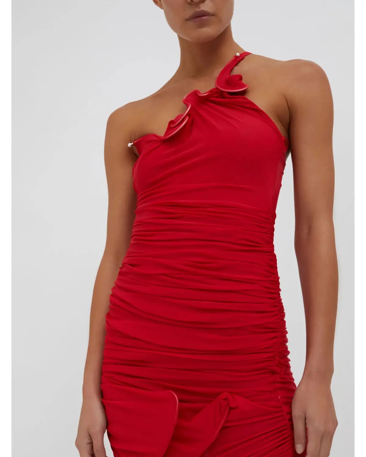 Christopher Esber Venus Looped Cami Dress Cherry Size AU 6 photo 2