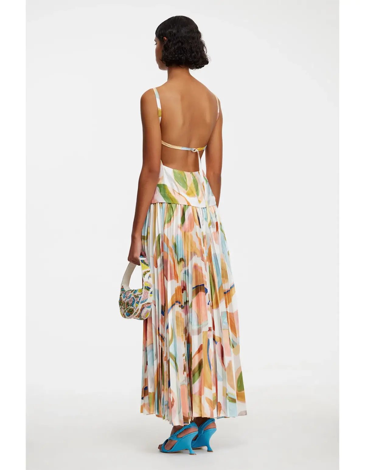 Acler Leasgill Midi Dress in Cubist Canyon Size 8 photo 3