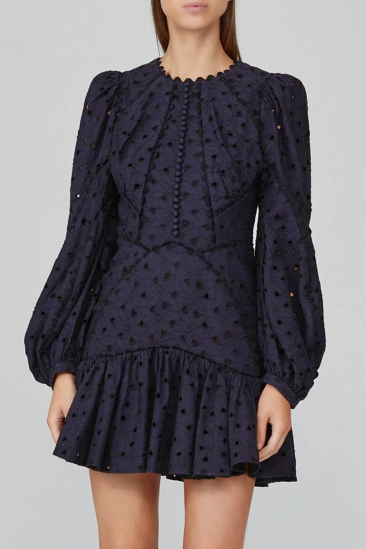 Acler Walker Dress Navy Size 8 photo 2