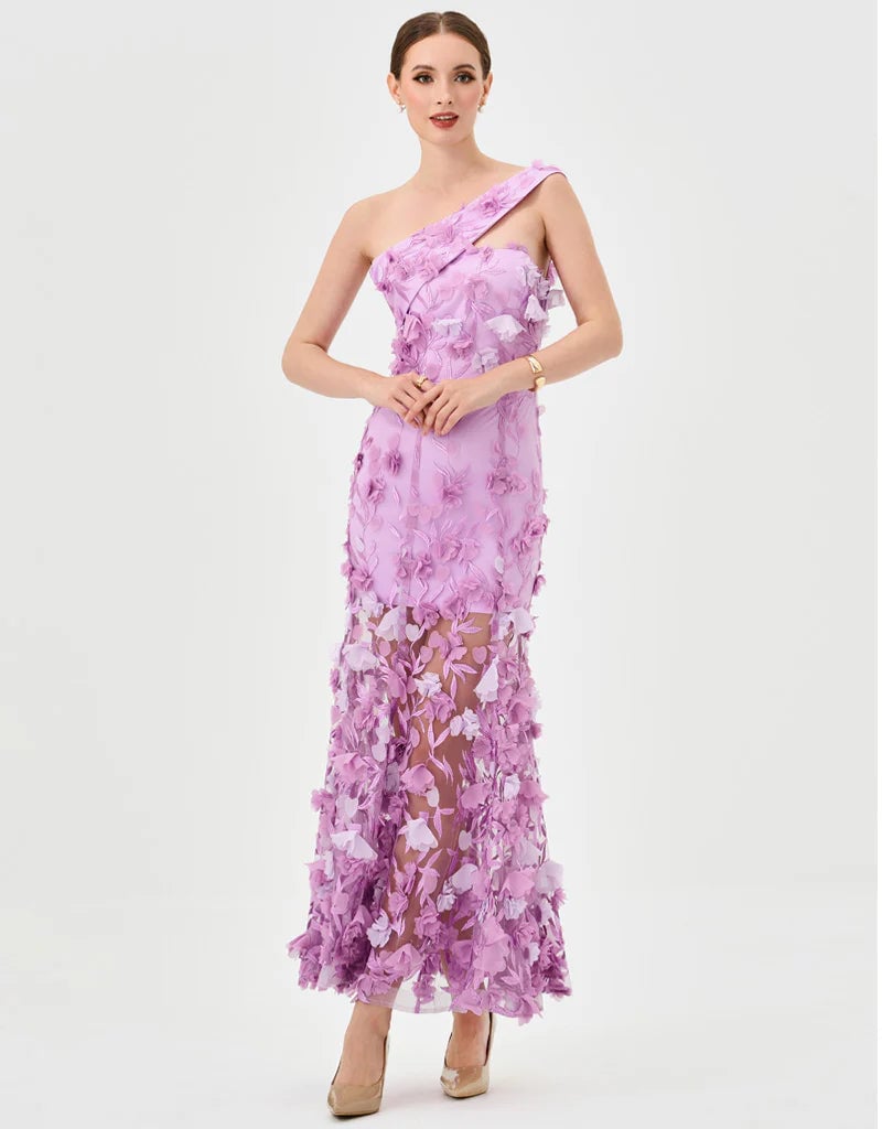 Bariano Shayan One Shoulder Midaxi photo 3