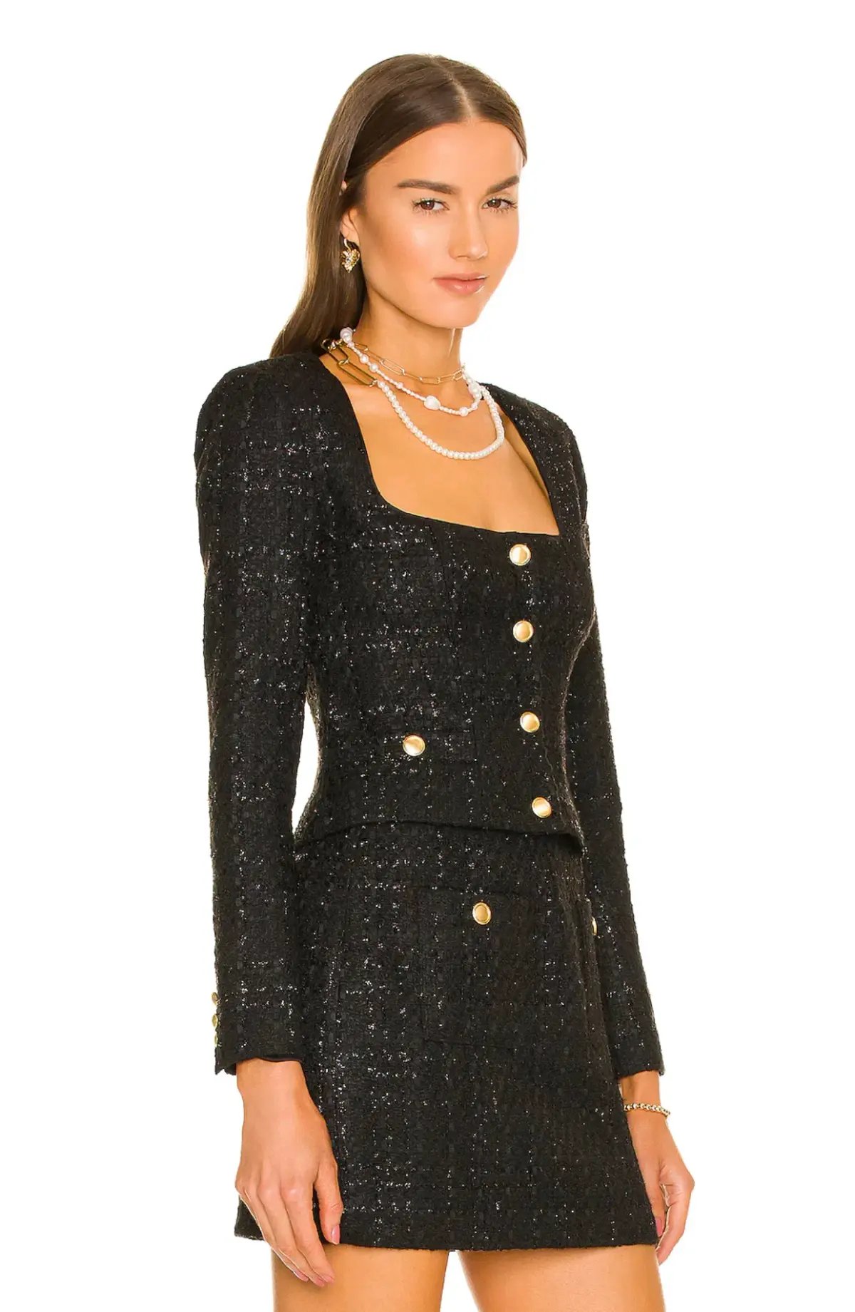 Assignment Bianca Jacket and Dionne Skirt Set Black Size XS / Au 6 photo 4