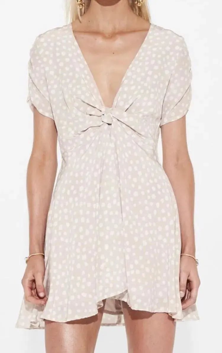 Sir The Label Valentina Dress Cream Size 10 photo 2