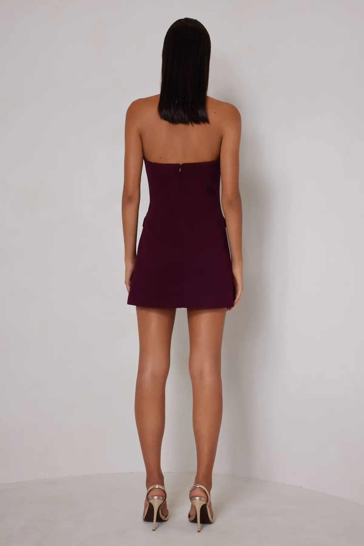 Elle Zeitoune Jillian Deep in Plum in Size 10 photo 3