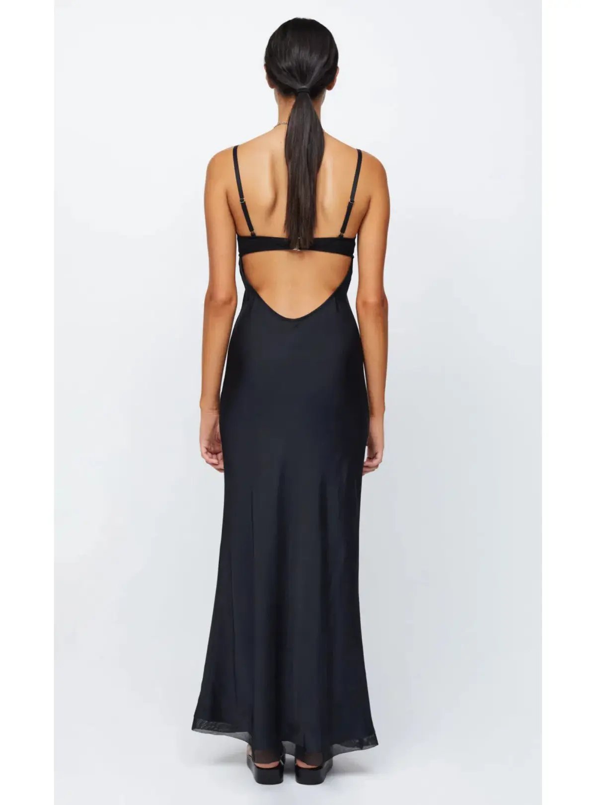 Bec & Bridge Joelle Maxi Dress Black Size AU 6 photo 3