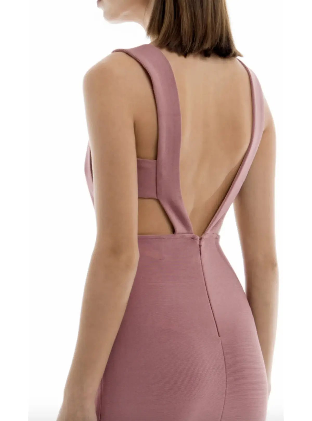 Misha Maxwell Dress Dusty Rose Size 10 photo 3