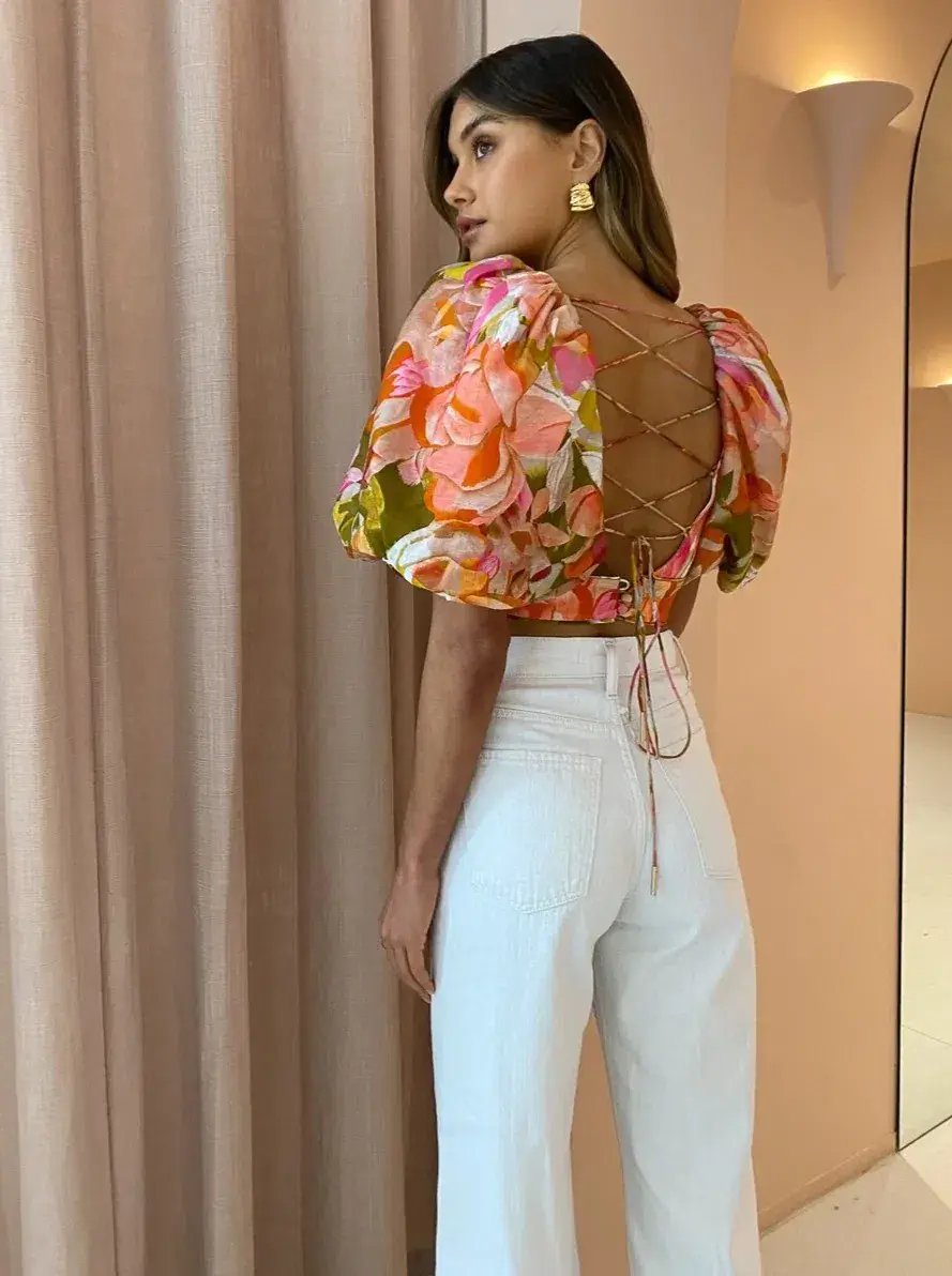 Acler Porter Top Print Size 10 photo 2